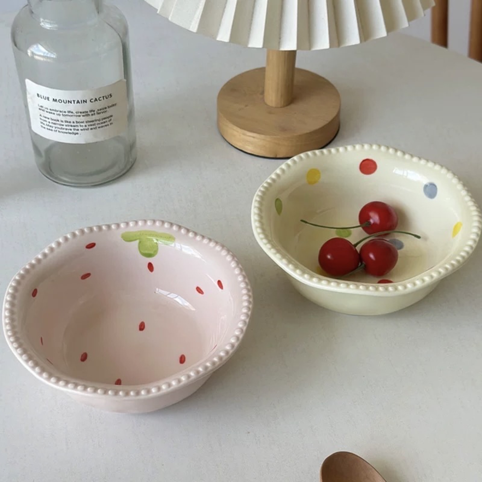 Beaded Dot Bowl Pair 3